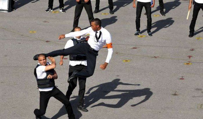 Marokkaanse politie geeft show (video en foto's)