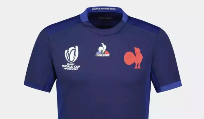 Nieuwe shirt Frans rugbyteam in Marokko gemaakt