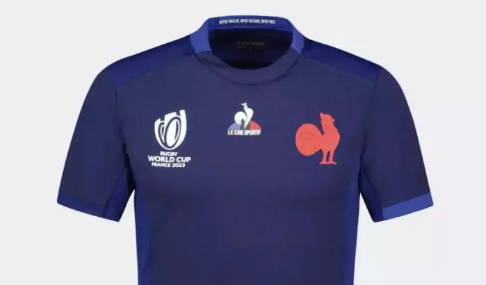 Nieuwe shirt Frans rugbyteam in Marokko gemaakt