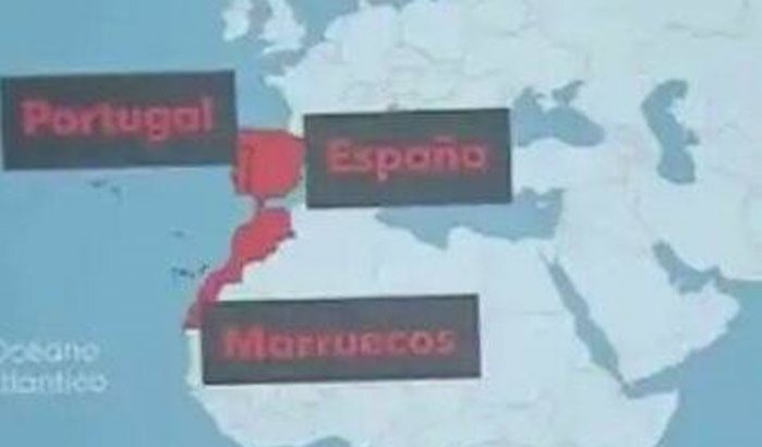 Spaanse publieke omroep onder vuur door kaart Marokko met Sahara