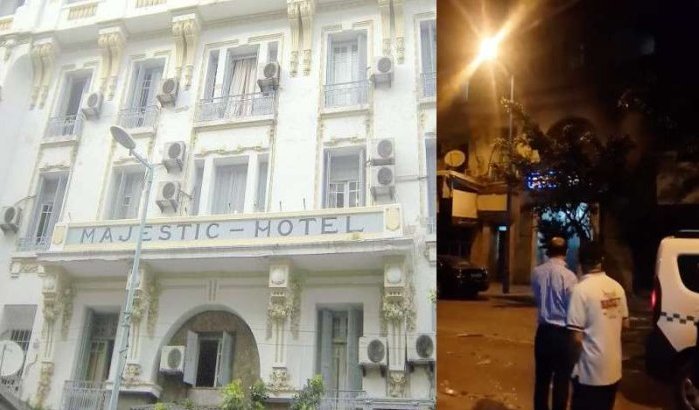 Ontploffing in hotel Majestic in Casablanca (video)