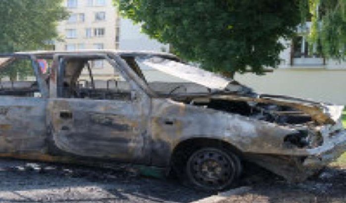 Ontploffing auto in Casablanca 