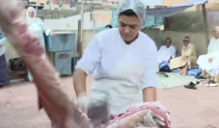 Fatima-Zahra, eerste vrouwelijke slager van Marokko (video)