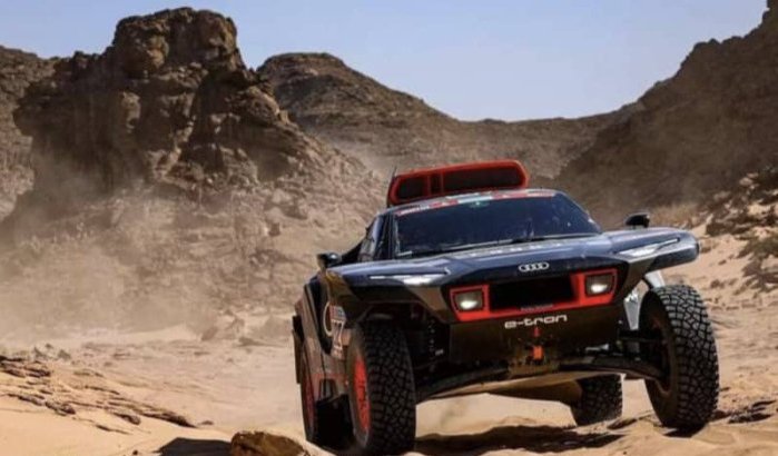 Carlos Sainz wint de Rally van Marokko met de Audi RS Q-etron E2
