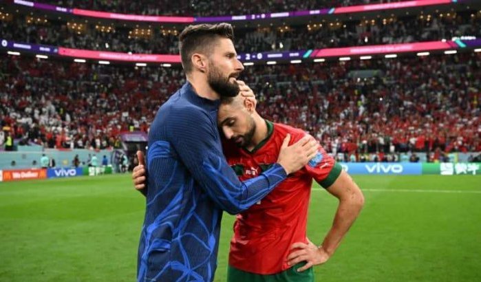 Sofyan Amrabat vertelt over rol Olivier Giroud tijdens Marokko-Frankrijk