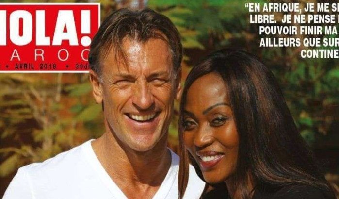 Hervé Renard met vriendin op cover Hola