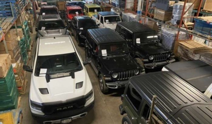 Marokko onderschept tientallen gestolen auto's uit Canada