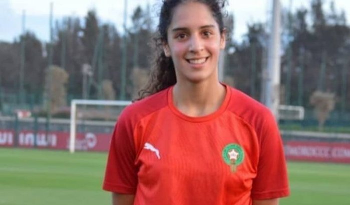 Sofia Boulghalgh (17) speelt bij FC Eindhoven en is Marokkaans international