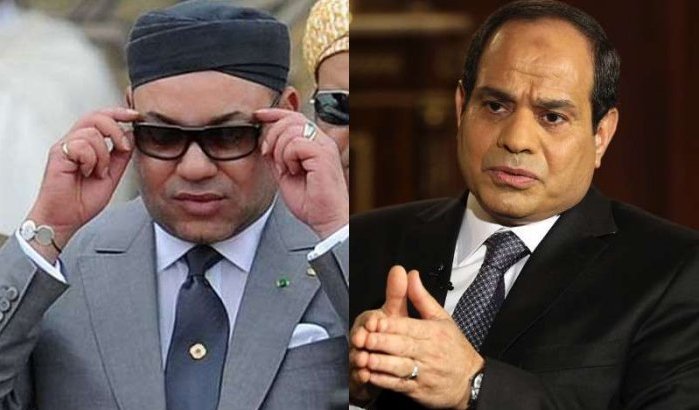 Koning Mohammed VI en President Al Sisi praten over spanningen 