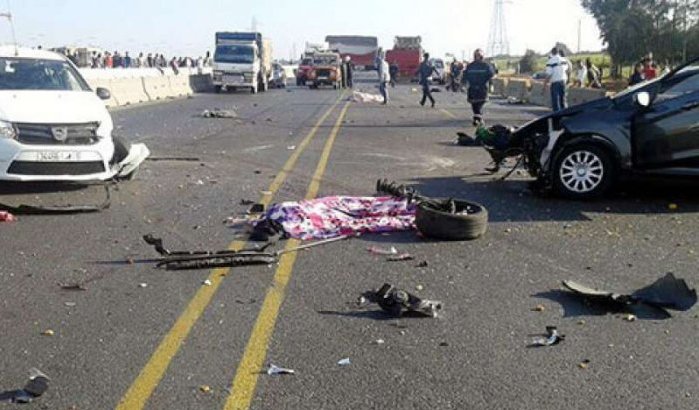 Ernstige botsing op snelweg Bouznika: 4 doden en 6 gewonden
