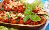 Aubergine gevuld met tonijn 