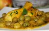Kiptajine met olijven en ui