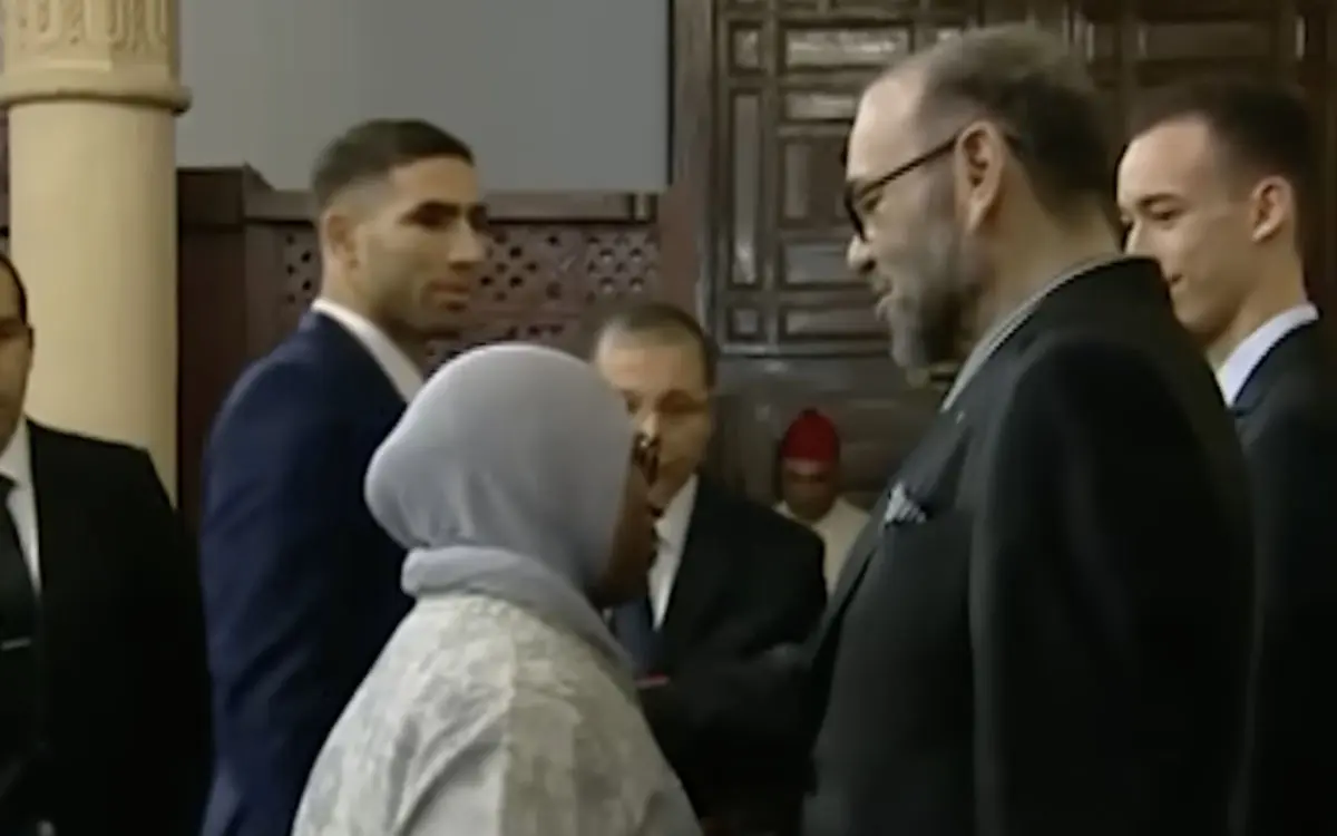 Achraf Hakimi deelt ontmoeting met Koning Mohammed VI