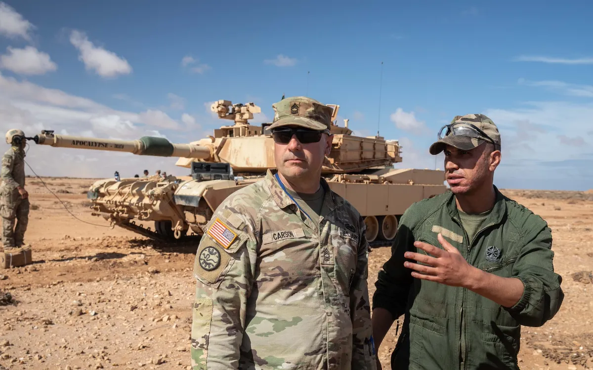 VS test militaire technologie van de toekomst in Marokko