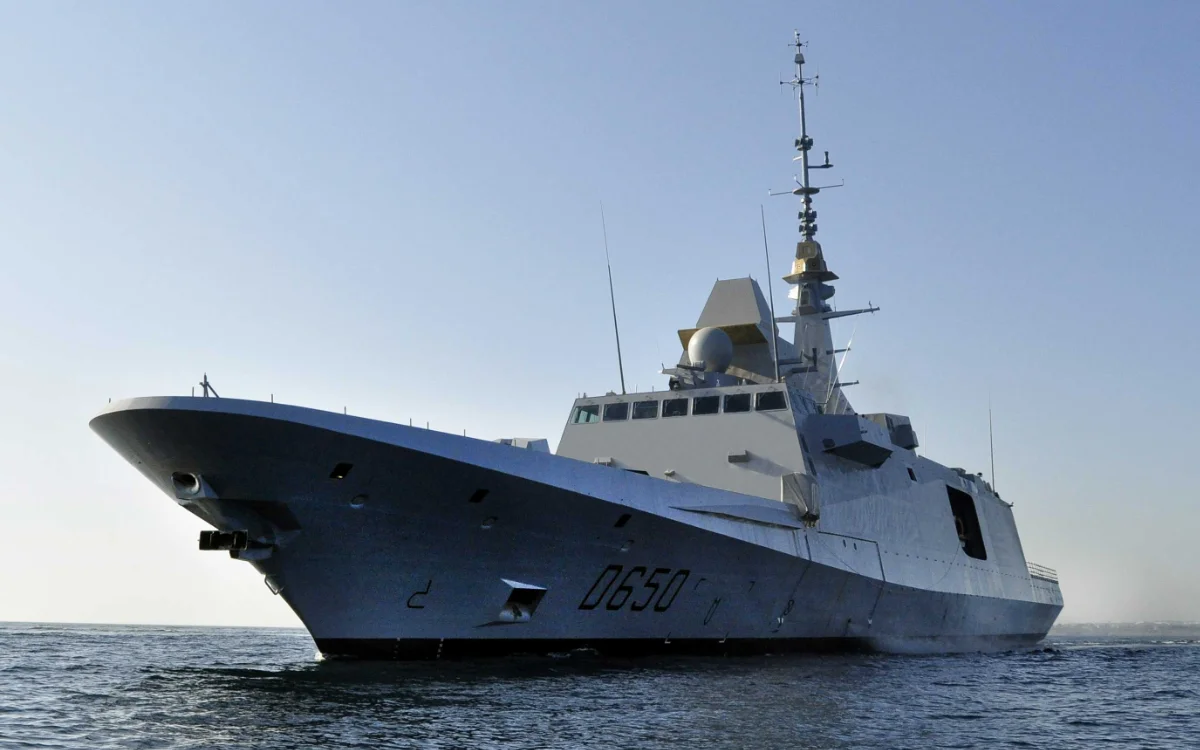 Marokko's militair vlaggenschip in actie in Europa