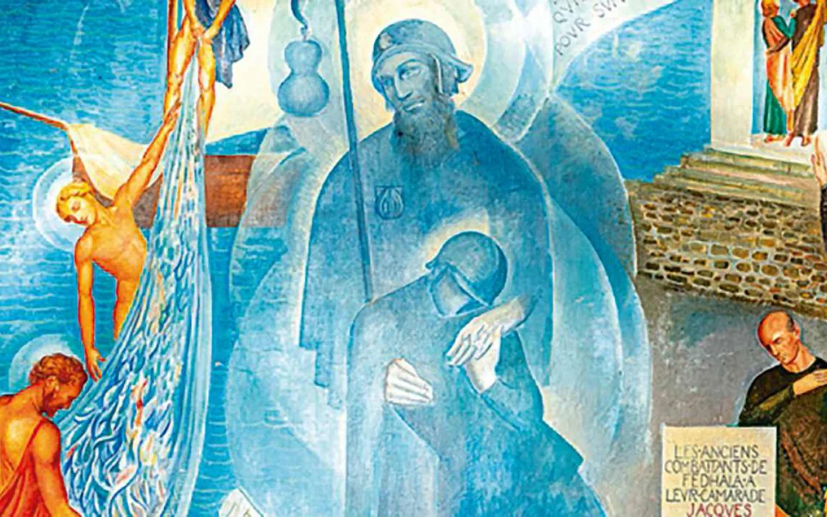 Mexicaans fresco 'op rand van ketterij', 90 jaar verborgen in kerk in Mohammedia