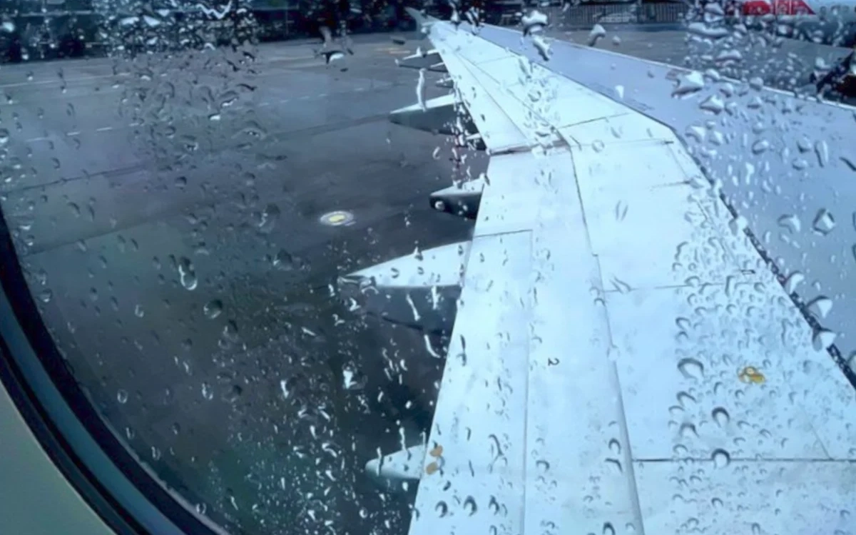 Angstige momenten voor vlucht Amsterdam-Tanger: 80 minuten cirkelen door storm