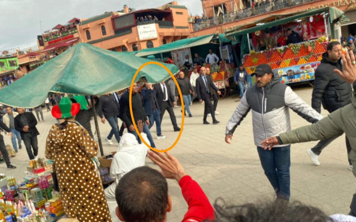 Moulay Hassan luncht op Djemaa El Fna in Marrakech 