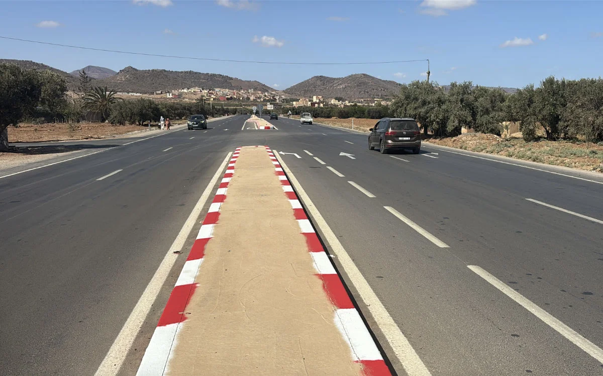 Modernisering nationale weg N16 in Nador vordert, weg krijgt dubbele rijstroken