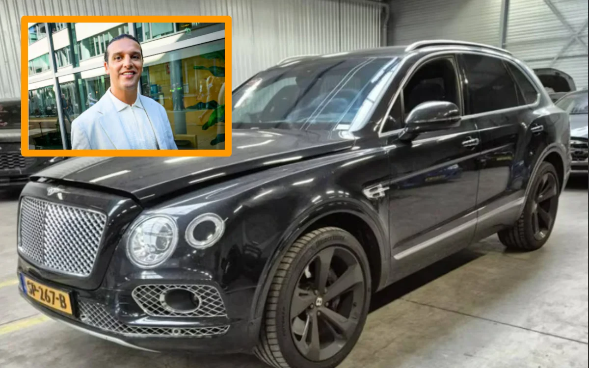 Bentley van Ali B brengt 67.000 euro op