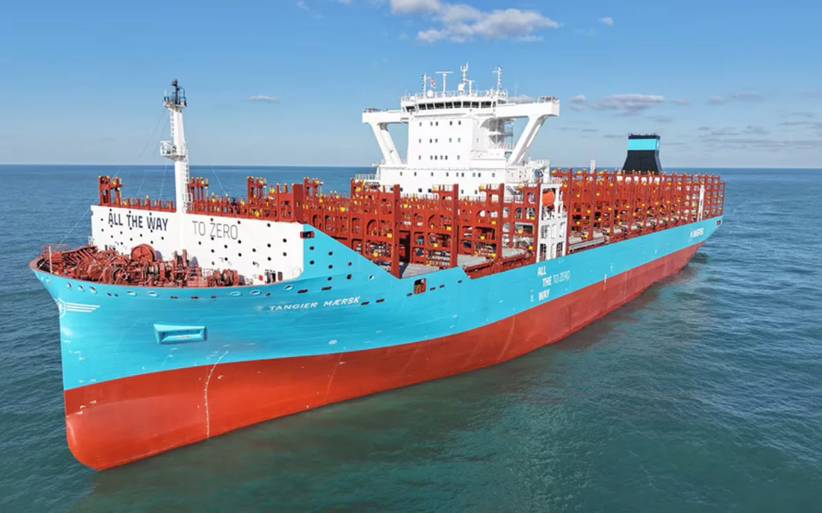 Maersk zet in op methanol met nieuwe Tangier Mærsk 