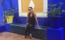 Foto: Victoria Beckham in Majorelletuin Marrakech