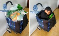 Politie Melilla vindt Palestijns jongetje in boodschappentrolley