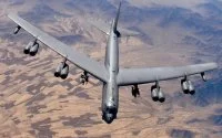 Amerikaanse B-52 bommenwerpers trainen in Zuid-Marokko
