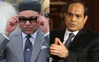 Koning Mohammed VI en President Al Sisi praten over spanningen 