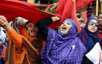 Vrouwen Rabat eisen gelijkheid!