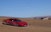 Met een Ferrari Testarossa naar Marokko