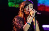 Hindi Zahra in trance op Gnawa Festival