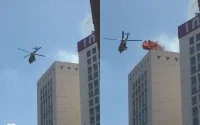 Ontploffing bij Twin Center Casablanca voor serie (video)