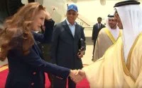 Lalla Salma en Moulay Hassan in Abu Dhabi (video)