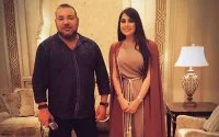 Koning Mohammed VI met bekende Arabische actrice op de foto