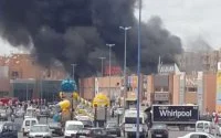 Grote brand in winkelcentrum Marrakech (video)