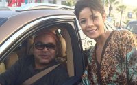 Topmodel Laila Hadioui maakt selfie met Mohammed VI