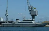 Marokkaanse patrouilleboot « Rais Charkaoui » in Portugal opgeknapt (foto's)