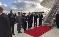 Koning Mohammed VI in Florida (foto's)