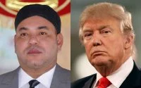 Koning Mohammed VI ontvangt bericht van Donald Trump