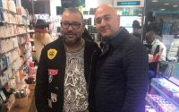 Koning Mohammed VI met Syrische zakenman in Parijse apotheek (foto)