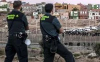 Minder migranten Sebta binnengekomen in 2017