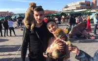 Real Madrid-speler Theo Hernandez in Marrakech (foto's)