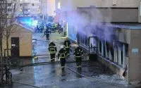 Moskee in zweden verwoest door opzettelijke brand