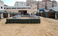 Veldhospitaal Marokkaans leger in Gaza klaar (video)