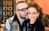 Foto: Koning Mohammed VI en prinses Lalla Khadija