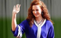 Lalla Salma op superjacht gespot in Griekenland