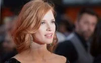 Amerikaanse actrice Jessica Chastain in Marokko voor film