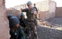 Britse soldaten in Marokko voor oefening "Jbel Sahara 19"