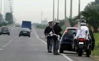 Mooie vangst in huurauto op snelweg Casablanca